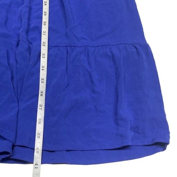 Old Navy Cobalt Electric Blue Tiered Flutter Sleeve Dress - Picture 7 of 8